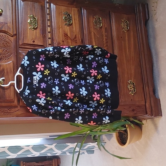 🌻Vans/Sponge Bob  Women's Floral Neon Sweatshirt Size XS - Picture 5 of 9